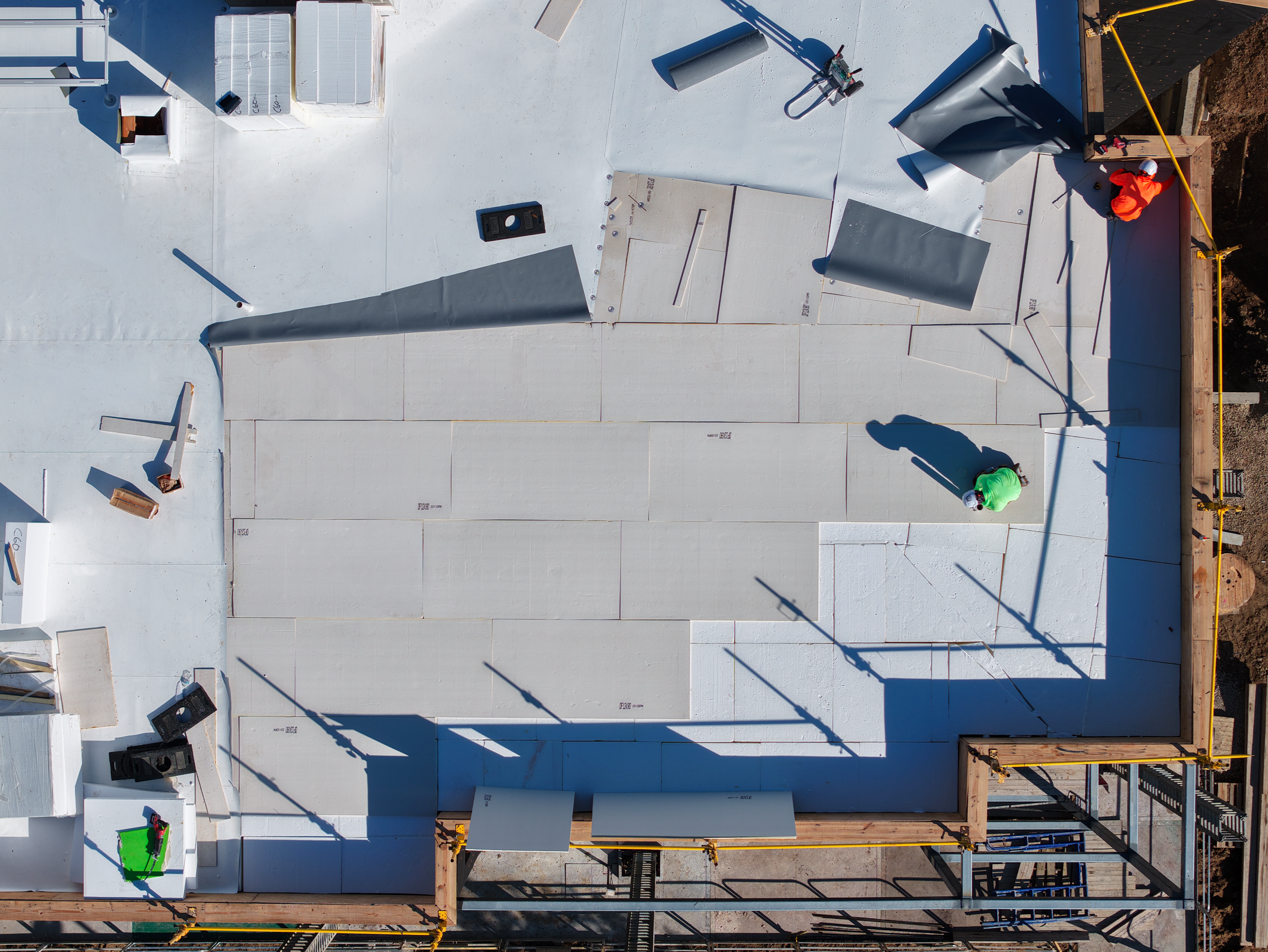 ThermalStar E Insulation Case Study | EPS Tapered Roofing Project